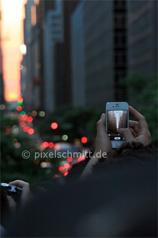 Manhattanhenge in New York