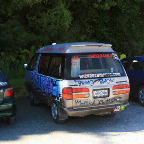 wicked camper neuseeland spruch