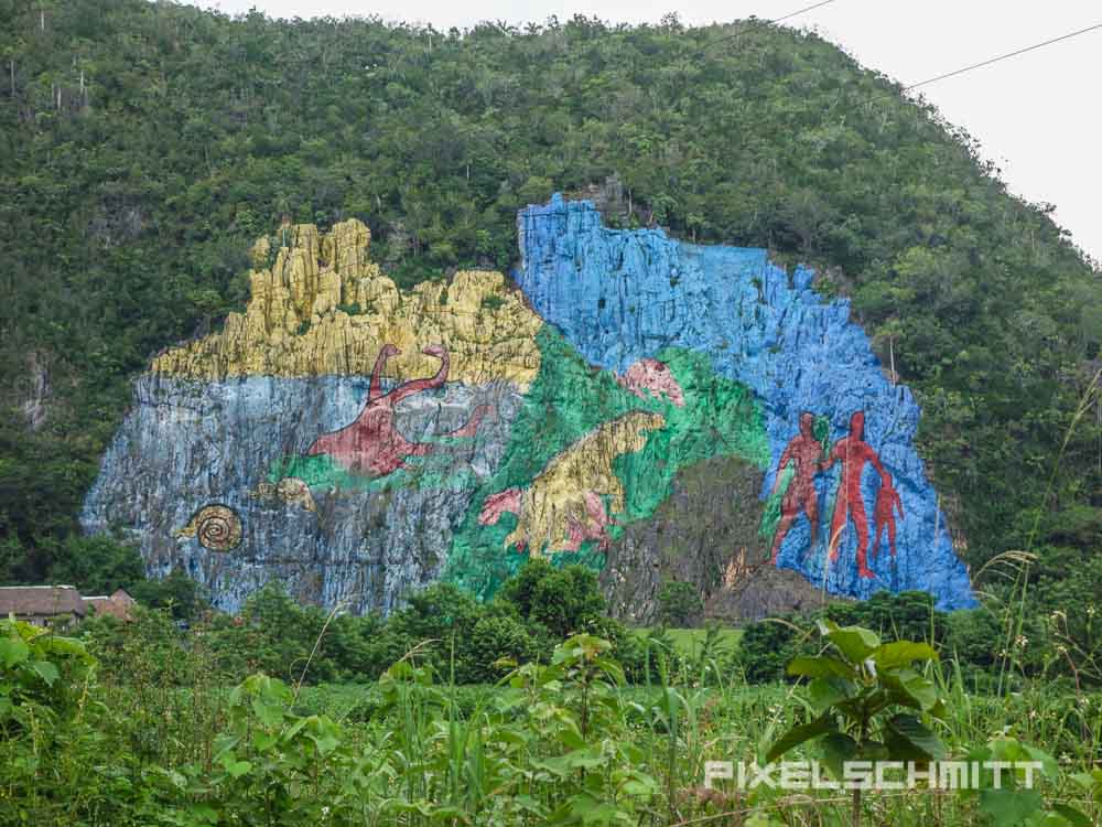Vinales, Kuba: Ein wunderbares Fleckchen Erde Das prähistorische Kunstwerk