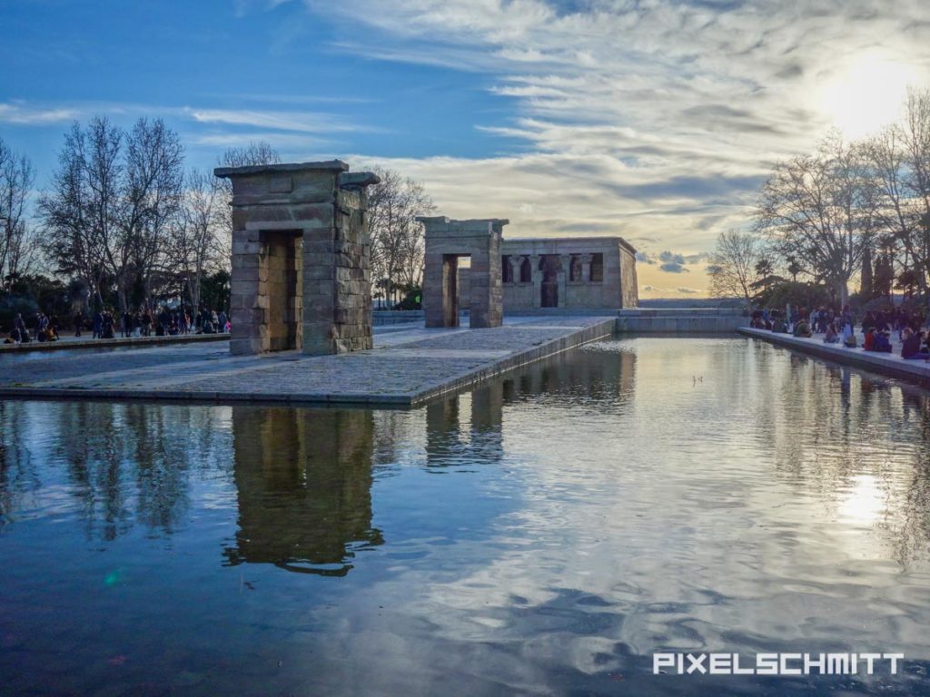 ❤️ Madrid: Sehenswürdigkeiten und 13 tolle Tipps für dich Der Tempel von Debod in Madrid