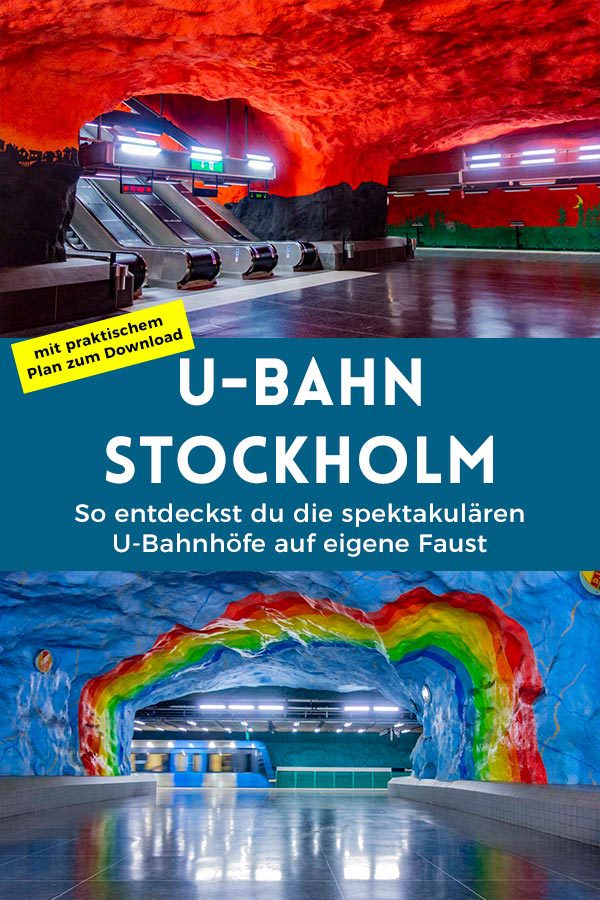Stockholm: U-Bahn-Kunst auf eigene Faust entdecken Hier findest du Tipps, wie du in Stockholm die spektakuläre bemalten U-Bahnhöfe auf eigene Faust entdecken kannst.