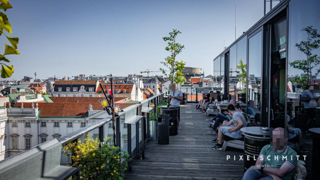 Wien Sehenswürdigkeiten: 19 schöne Tipps für 2 Tage hotel in wien 25hours museumsquartier dachterrasse