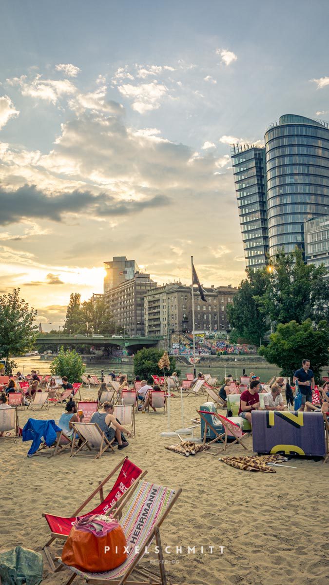 Wien Sehenswürdigkeiten: 19 schöne Tipps für 2 Tage Strandbar Hermann Wien
