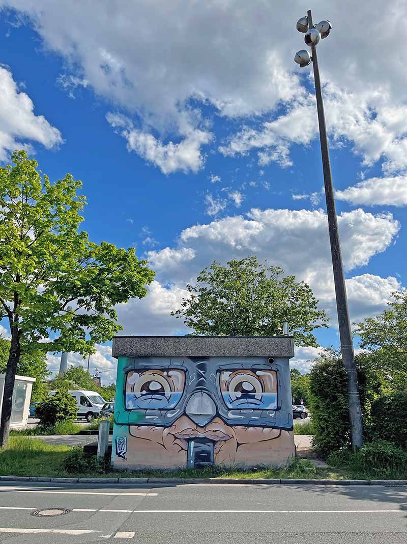 Street Art und Graffiti in Erlangen Streetart in Erlangen