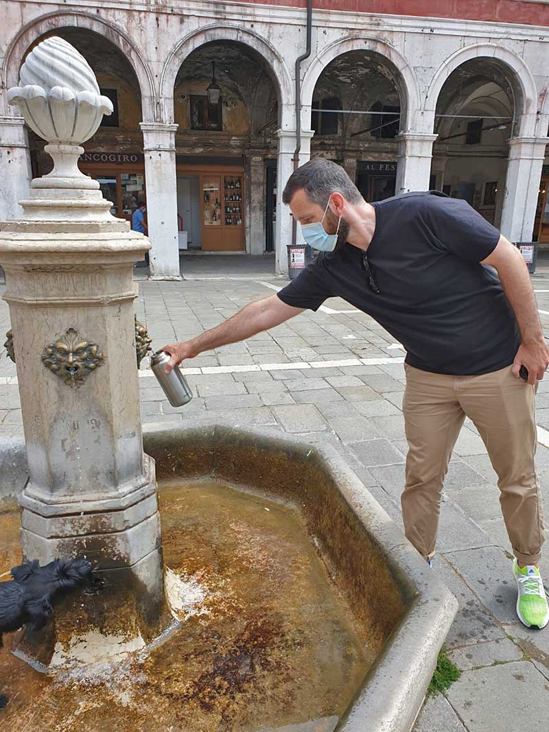Kann man in Venedig das Leitungswasser trinken? Trinkwasserbrunnen in Venedig