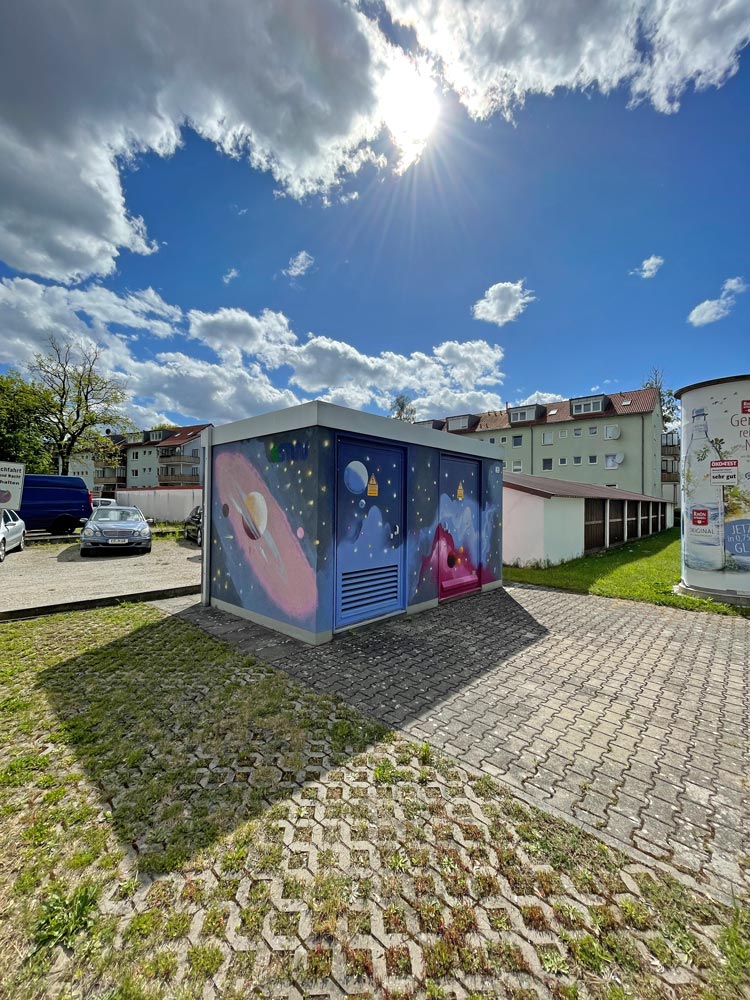 Graffiti in Erlangen "Am Anger"