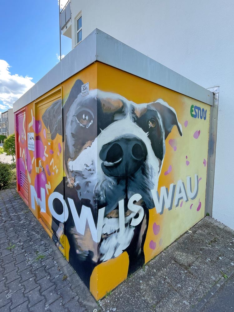 Street Art und Graffiti in Erlangen Graffiti in Erlangen von Julian Vogel an der Bergkirchweih